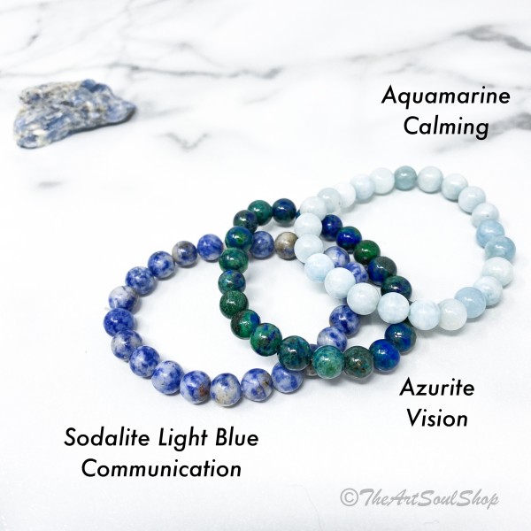 Gemstone Crystal Intention Bracelets Stretch for Bohemian Minimal Modern Accessories