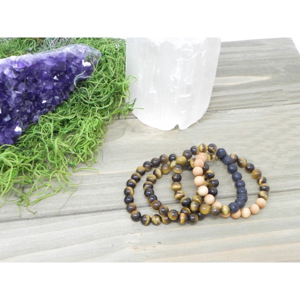 Tigers Eye Bracelets for Confidence Boost and Intuition