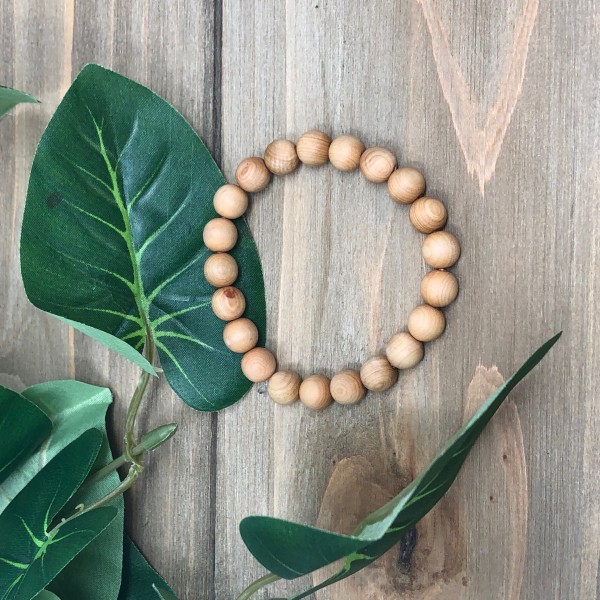 Scented Sandalwood Stretch Bracelet