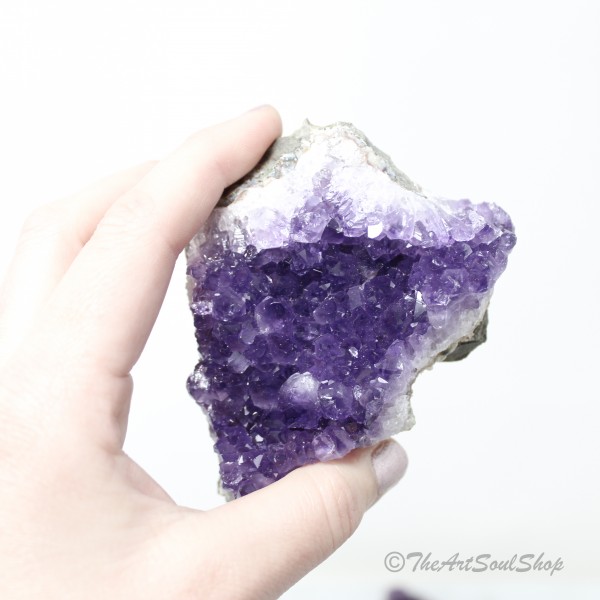 Enlightenment and Wisdom Amethyst Cluster for Home Decor, Spiritual Growth, and Meditation