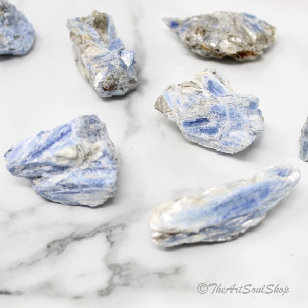 Positive Communication Self Expression and Truth Blue Kyanite Crystal Cluster