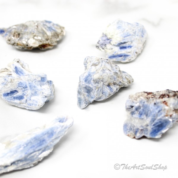 Positive Communication Self Expression and Truth Blue Kyanite Crystal Cluster