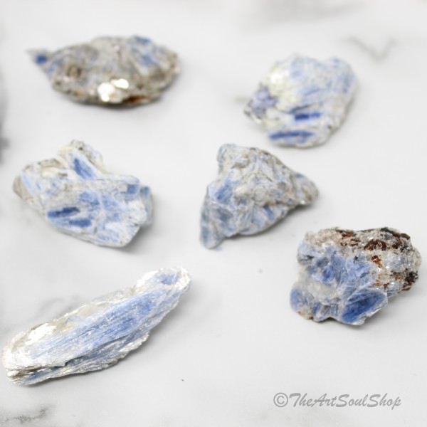 Positive Communication Self Expression and Truth Blue Kyanite Crystal Cluster