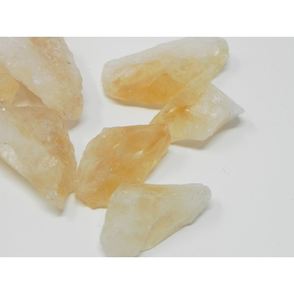 Happiness Stones- Raw Heated Citrine Crystals