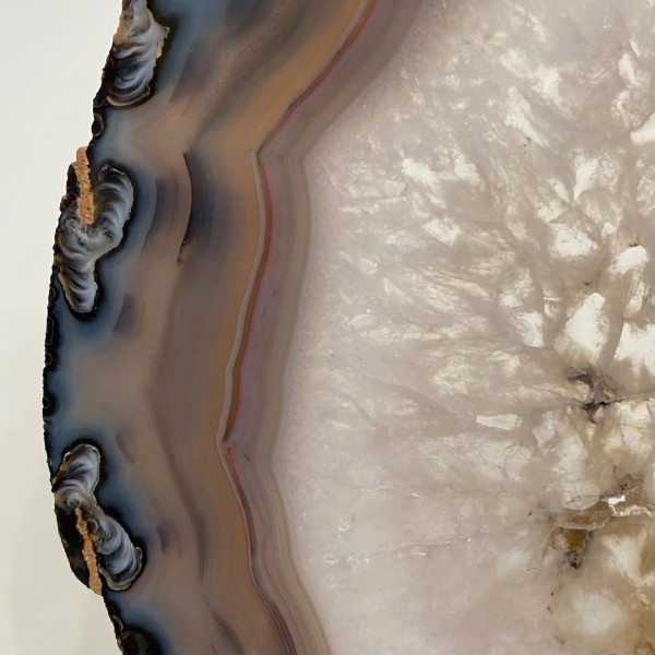 Agate Slices Natural Crystal | Harmony | Spiritual Balance - Display for Crystal Altar | Art Soul Shop