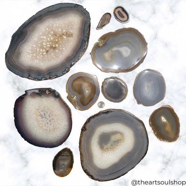 Agate Slices Natural Crystal | Harmony | Spiritual...