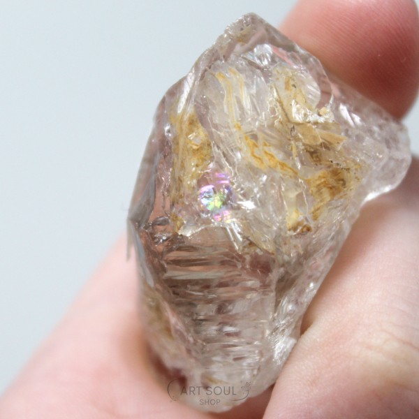 Elestial Quartz Angel Energy, Awakening, Introspective Smoky Clear Cluster Crystal 