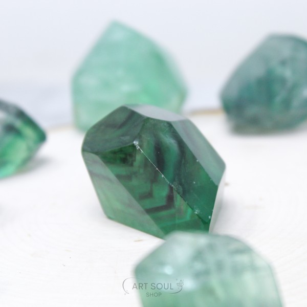 Fluorite for Heart and Mind Clarity and Focus Polished Freeform Multi Faceted