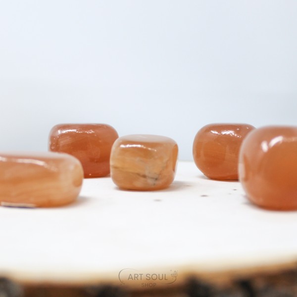 Honey Calcite Empowerment Inspiration Creativity Polished Tumbled Stones