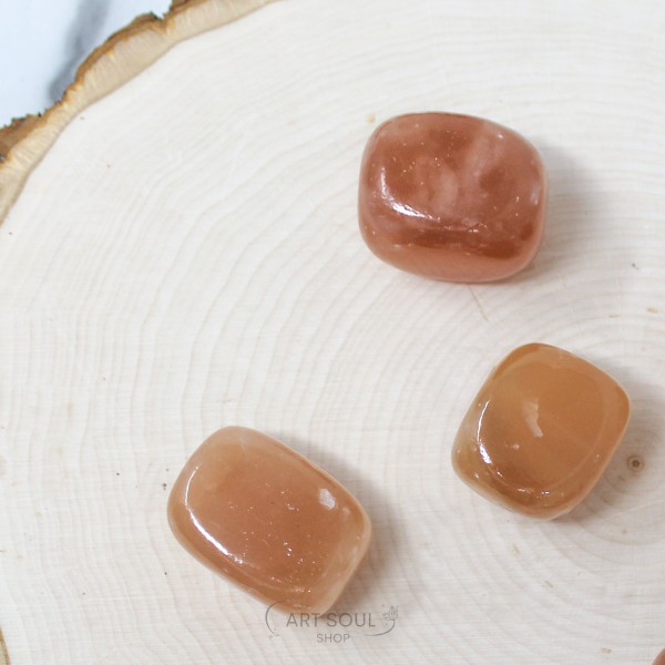 Honey Calcite Empowerment Inspiration Creativity Polished Tumbled Stones