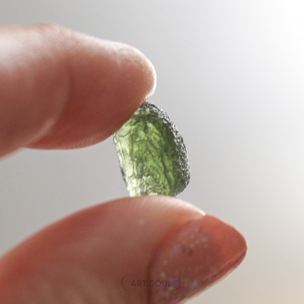 Moldavite Transformation Stone Starborn Meteorite Healing Manifesting Czech Republic