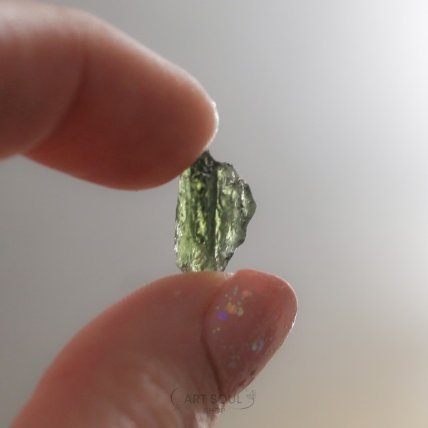 Moldavite Transformation Stone Starborn Meteorite Healing Manifesting Czech Republic
